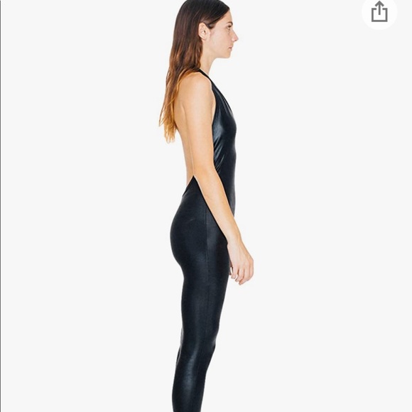 COPY - COPY - American Apparel Metallic Halter Catsuit 🐈‍⬛ - Picture 3 of 6